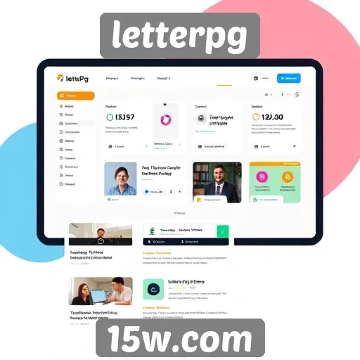 Interface do Letterpg é intuitiva e acessível